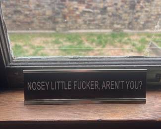 Desk sign for your office