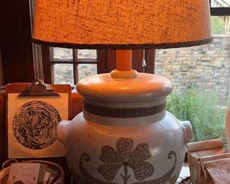 Vintage ceramic lamp