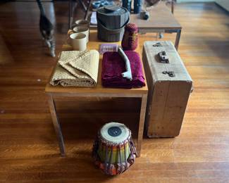 Vintage furniture, suitcases, small goods