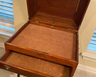 Antique Walnut Cabinet for flatware storage