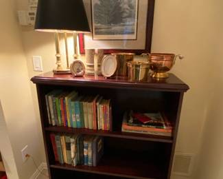 Three Mahogany book cases