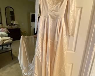 Vintage Silk Wedding Dress