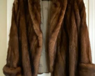 Sable brown mink jacket by Neiman Marcus
