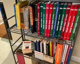 31 linear feet of books including cookbooks