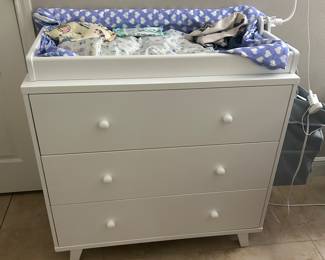 Changing table and dresser