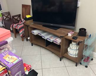 TV, TV stand