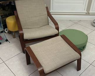 Chair and ottoman
