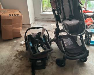 Stroller, car seats