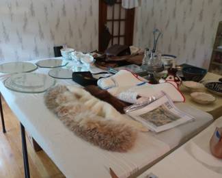 fur  collars  and  decor,  dresser  mirrors
