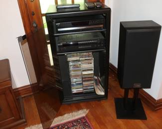 stereo  equipment  and  CD's