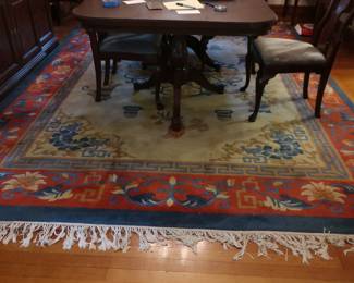 Wool  Chinese style rug.   