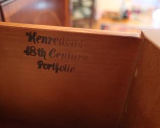 signature  on  buffet.