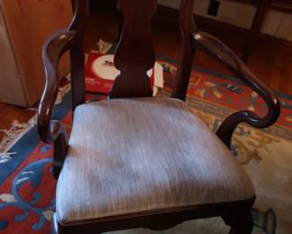   there  are  8  chairs                 chair  from  dining room set