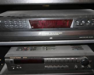 sony disk player cdp375,  harmon/kardon  hk3550 receiver