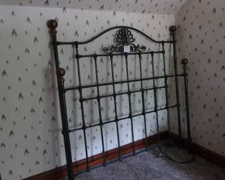 vintage iron  bed frame