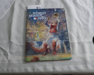 1985 world series program