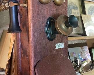 antique telephone