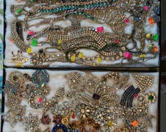 Vintage and antique costume jewelry