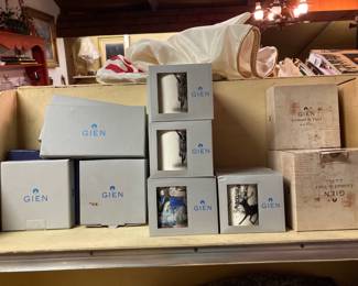 Gien china mugs