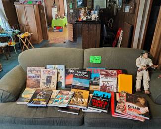 Huge lot of large coffee table books!