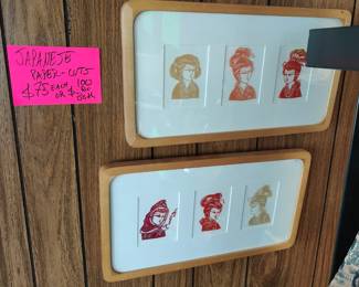 Hand made paper cut art