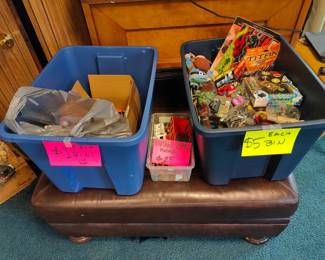 $1 dollar & $5 dollar bins!