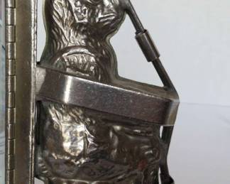 Antique Metal Easter Bunny Chocolate Mold