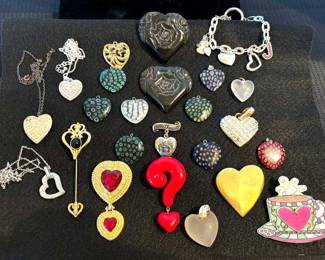 All Hearts Pins, Pendants, Necklaces