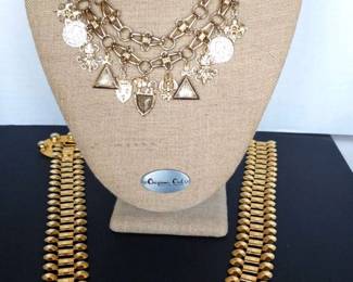 Collectible Gold Tone Chain Belts
