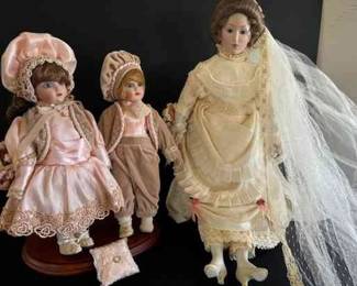 Franklin Mint Victorian Heirloom Dolls