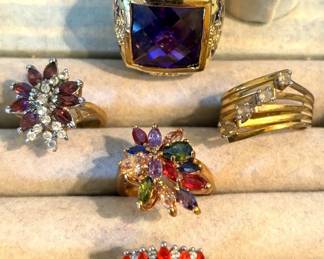 Cocktail Fashion Rings