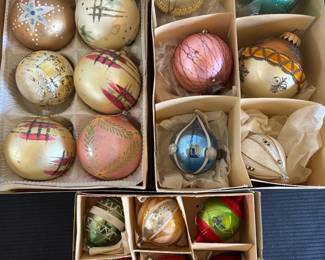 AntiqueVintage West Germany Christmas Ornaments