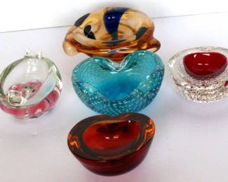 Midcentury Italian Hand Blown Glass  More