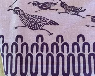 Rare Harwood Steiger Six Quail