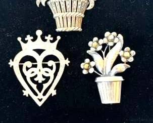 Vintage Sterling Pins