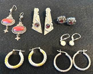 Sterling Silver Pierced Earrings