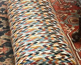 The original footrest for the sofa!!!
The fabrics in this room are stunning!