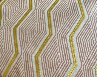 Gold and pink fabric