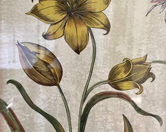 Old French wallpaper sample