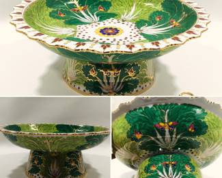 SO RARE!!! Gorgeous 1930s bok choy plateau