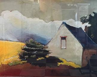 Large Freida Hamm giclee signed, dated and numbered 9/50 with appraisal of $5600