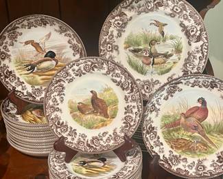 Huge collection of SPODE WOODLAND service for 12!!!
