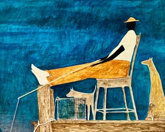 Loy passed away last year and his paintings are incredible rare and increasing in value dramatically