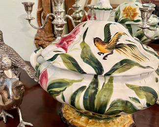 Large Italian ceramic tureen