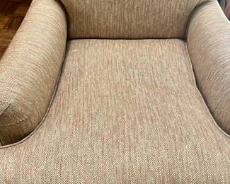 Brand new club chair and ottoman