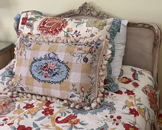 Circa 1880 French twin beds with custom matresses