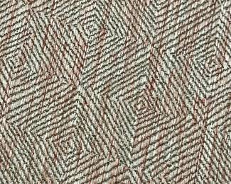 Great linen and silk fabric in taupes and corals