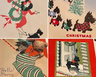 ANTIQUE SCOTTIE POSTCARDS 1