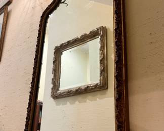 Antique late 19th C English mirror