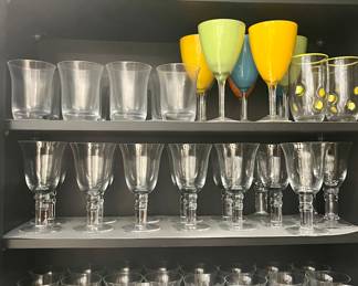 Murano glassware and crystal